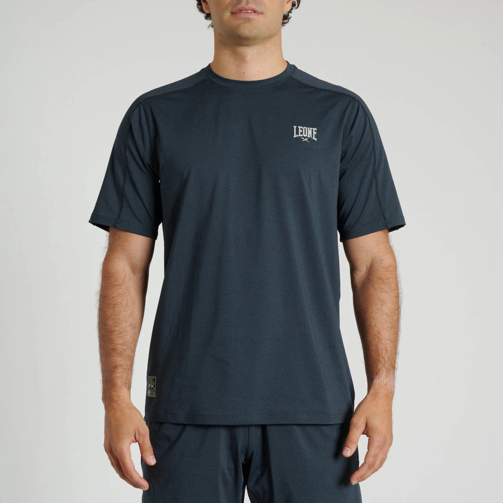 Leone 1947 Melange ABX606 Tech T-shirt Navy Blue