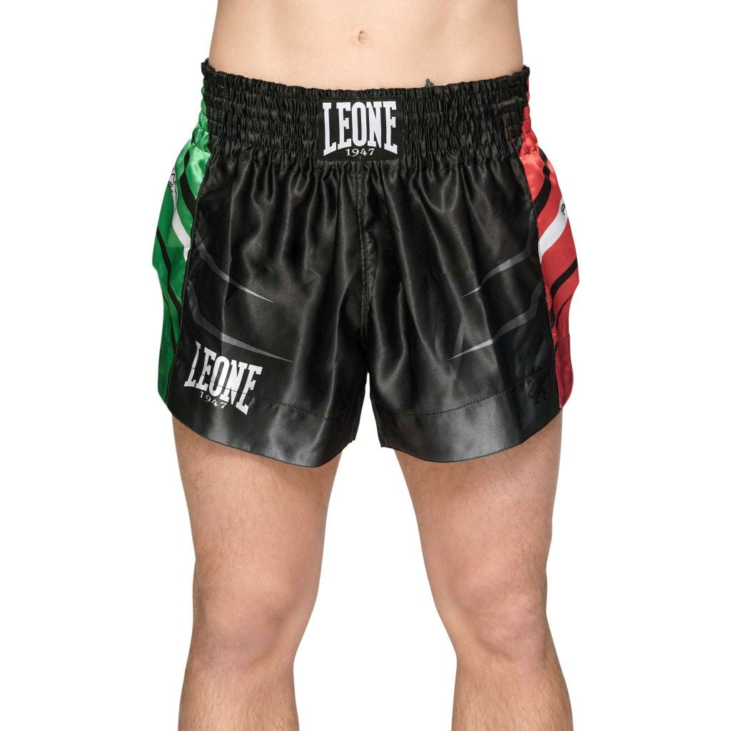 Leone 1947 REVO AB964 Muay Thai Shorts Black