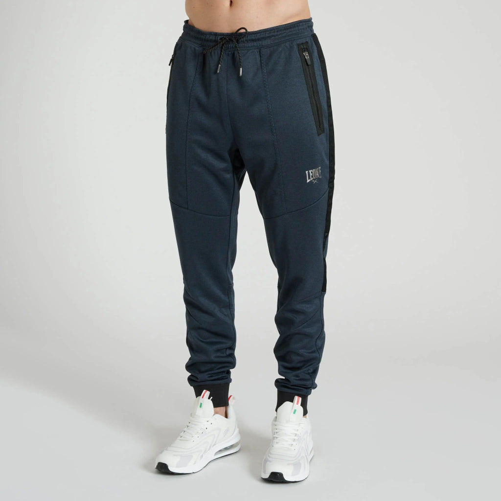 Leone 1947 Pantalon Largo MELANGE ABX615 Navy Blue
