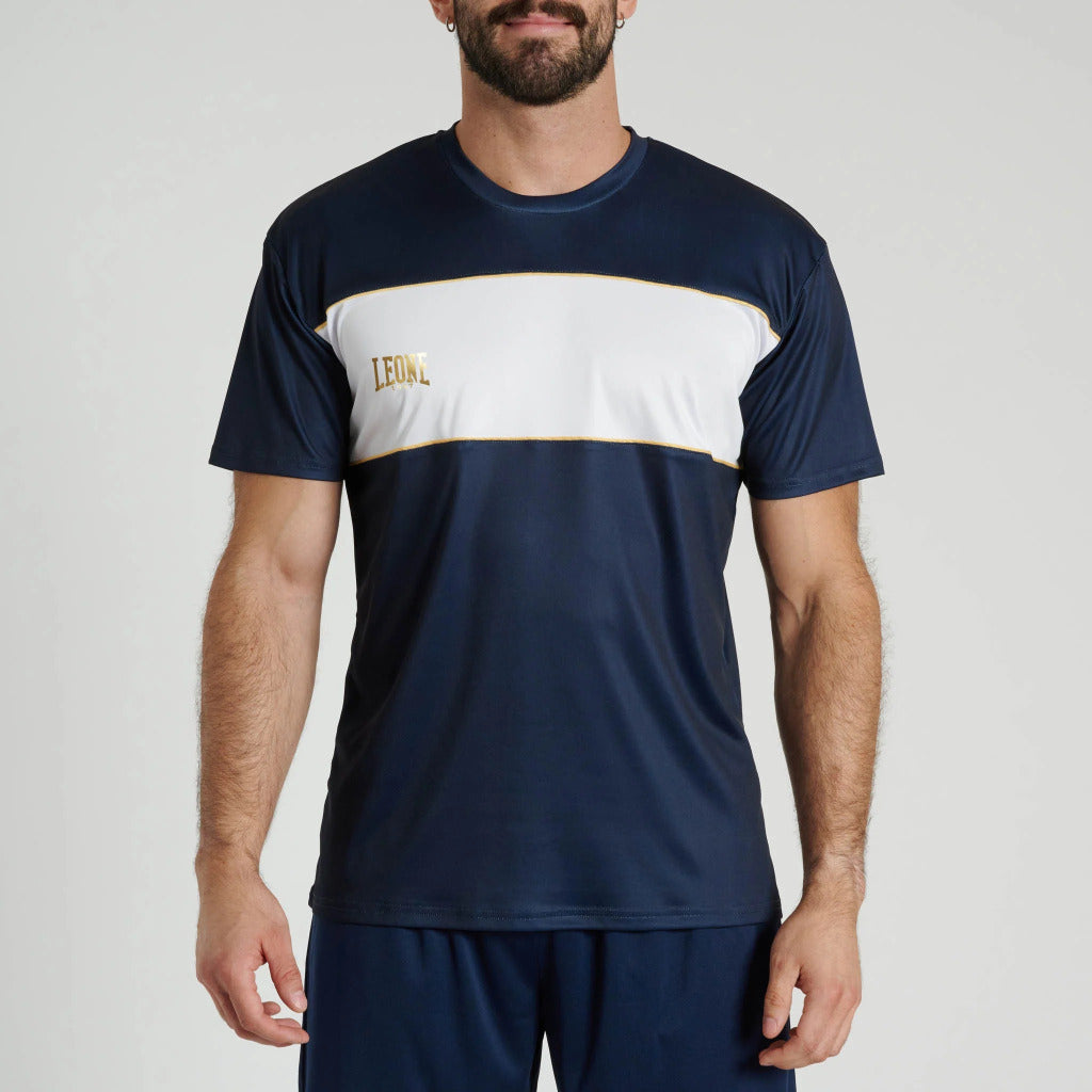 Leone 1947 Premium 2 Tshirt Navy Blue-White