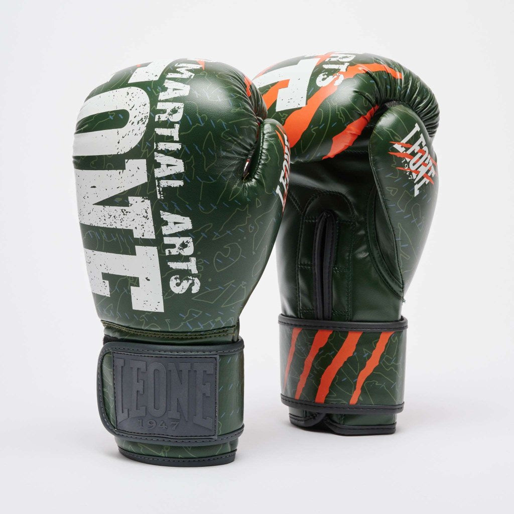 Leone 1947 Primal Instinct Boxing Gloves Green-Orange