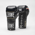 Leone 1947 GN102L Shock Plus Lace Up Boxing Gloves Black