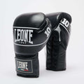 Leone 1947 GN057L Shock Pro Lace Up Boxing Gloves Black
