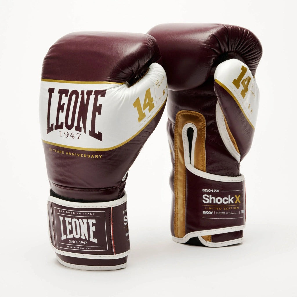 Leone 1947 Shock X Boxing Gloves Black-Gold