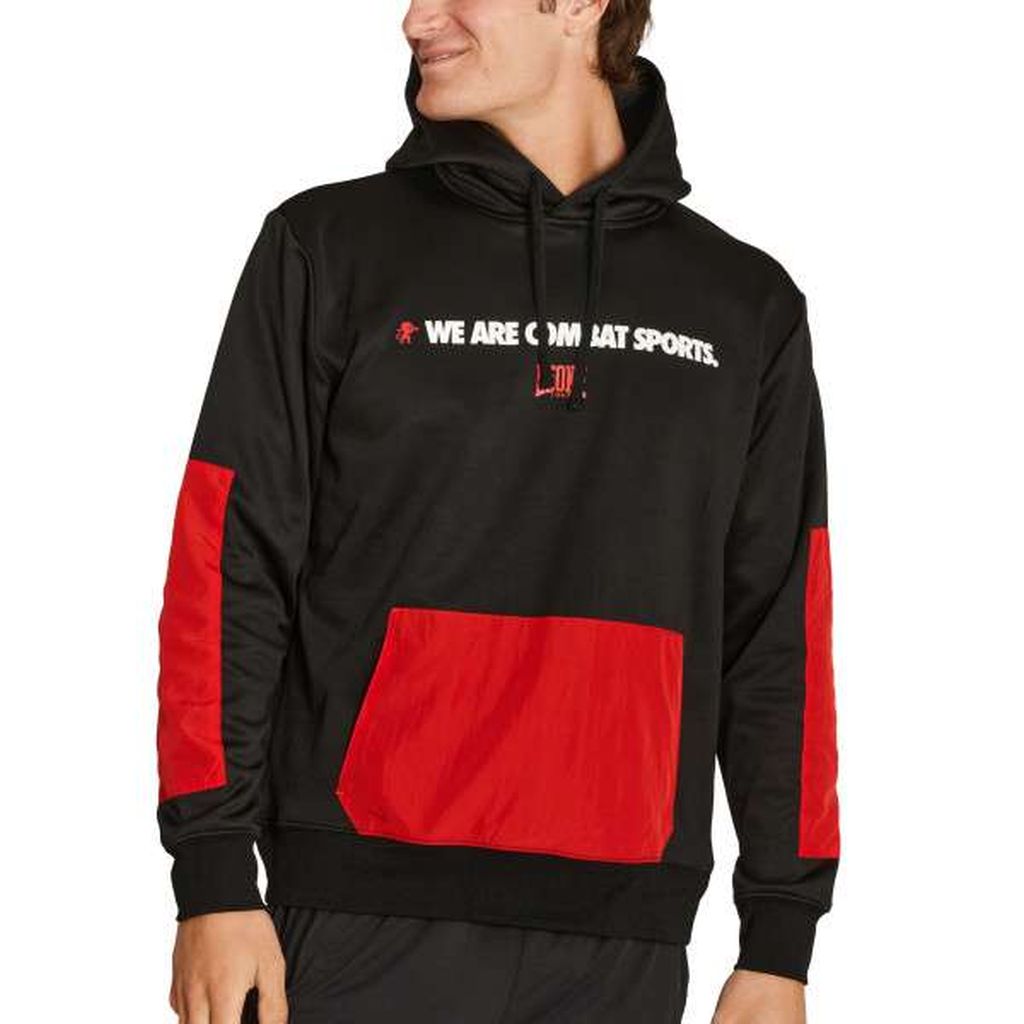 Leone 1947 Sudadera Con Capucha LOGO WACS ABX136 Black-Red