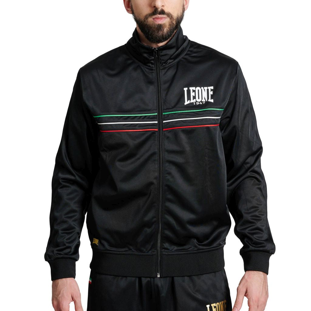 Leone 1947 Sudadera Sin Capucha FLAG AB311 Black