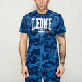 Leone 1947 T-shirt Short Sleeve ITA Navy Blue-Camo