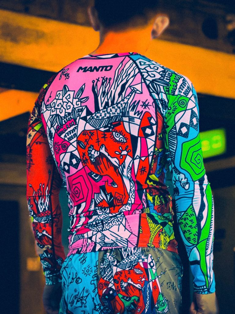 Manto Wicky LS Rashguard Multicolored
