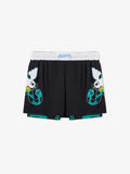 Manto Dove MMA Fight Shorts Black-White