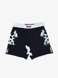 Manto Dogs MMA Fight Shorts Black-White