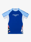 Manto Gym 3.0 SS Rashguard Blue-Multicolored