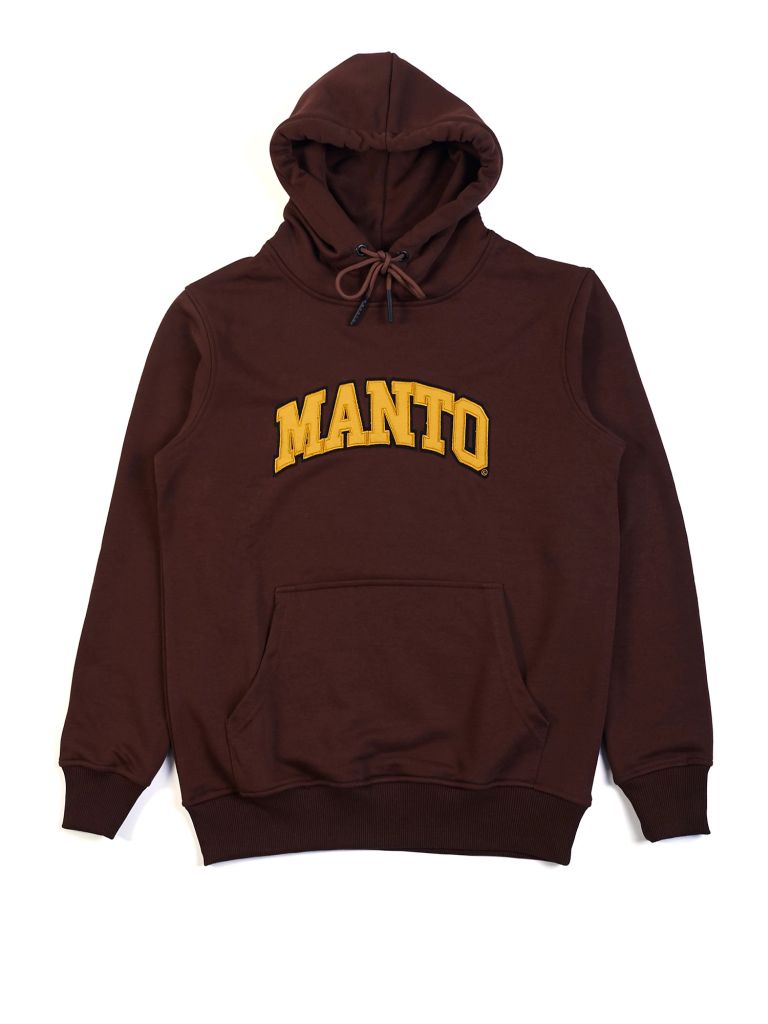 Manto Hoodie VARSITY Brown