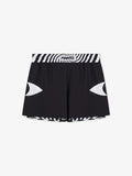 Manto Illusion MMA Fight Shorts Black-White