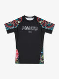 Manto Ivo SS Rashguard Black-Multicolored