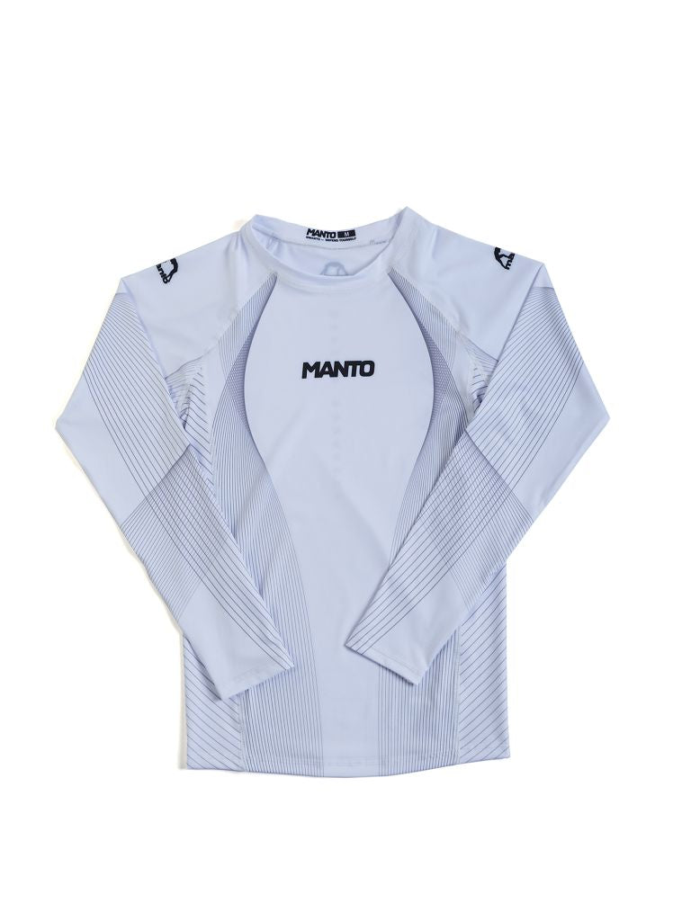 Manto Flow LS Rashguard White