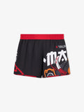 Manto Lucky Cat MMA Fight Shorts Black-Red