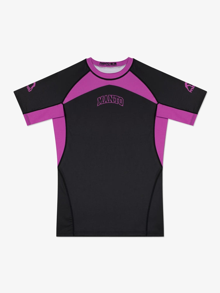 Manto Ranked 25 SS Rashguard Black