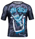 Okami Hang Loose SS Rashguard Black