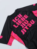 Manto Liebe SS Rashguard Black-Red