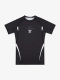 Manto Treasure Zone SS Rashguard Black-White