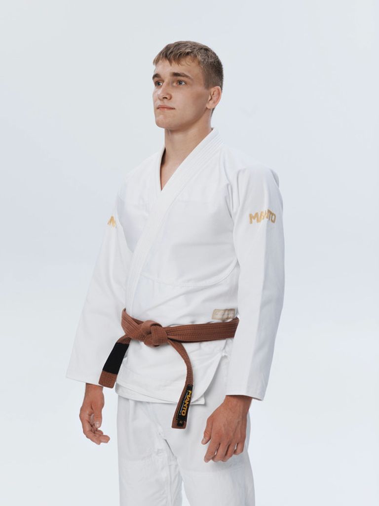 Manto Rise 2.0 BJJ Gi White-Gold