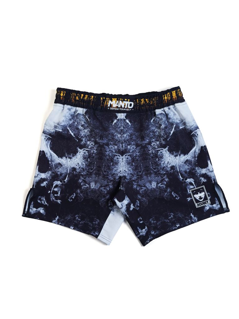 Manto Disobey MMA Fight Shorts Black