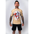 Meerkatsu Old School V2 SS Rashguard Brown-Black