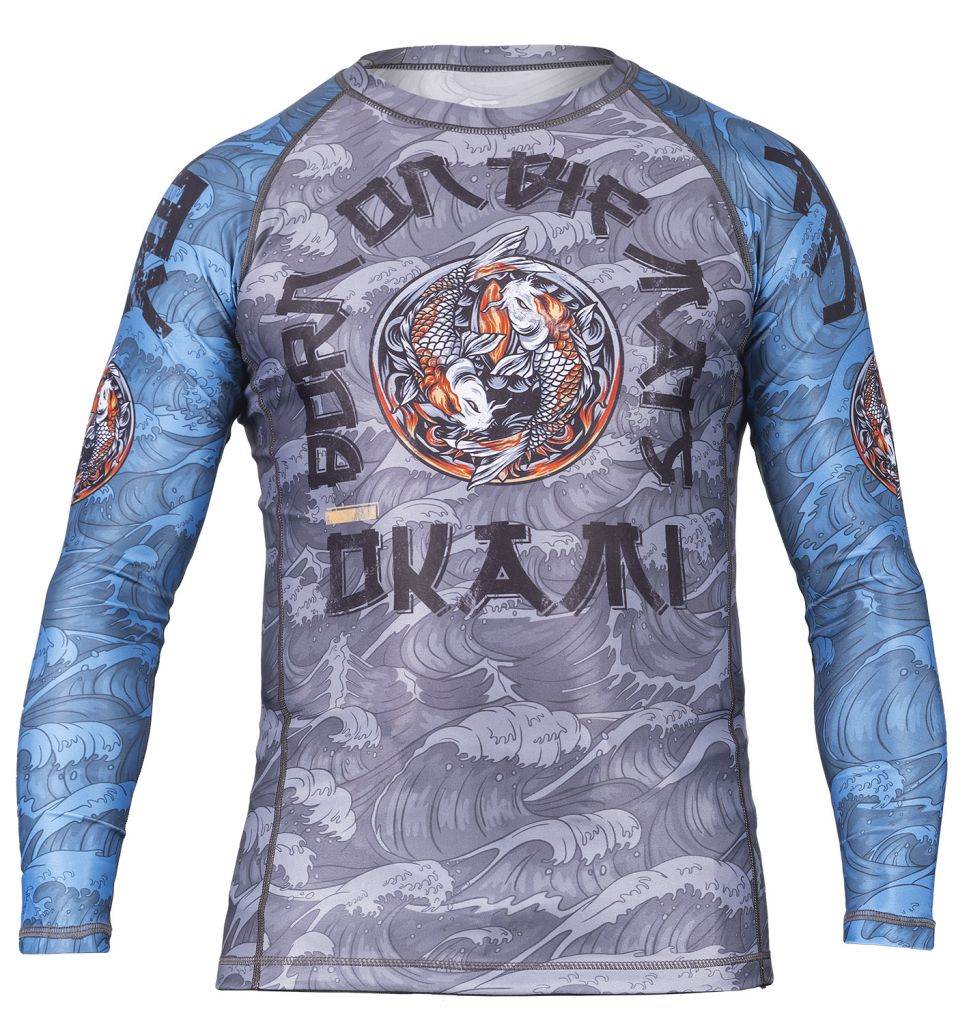 Okami Kois LS Rashguard Grey