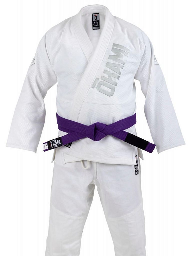 Okami Anniversary BJJ Gi White-White