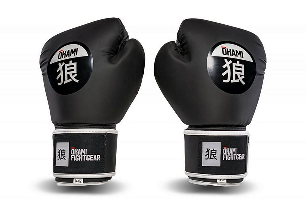 Okami Contender Boxing Gloves Black