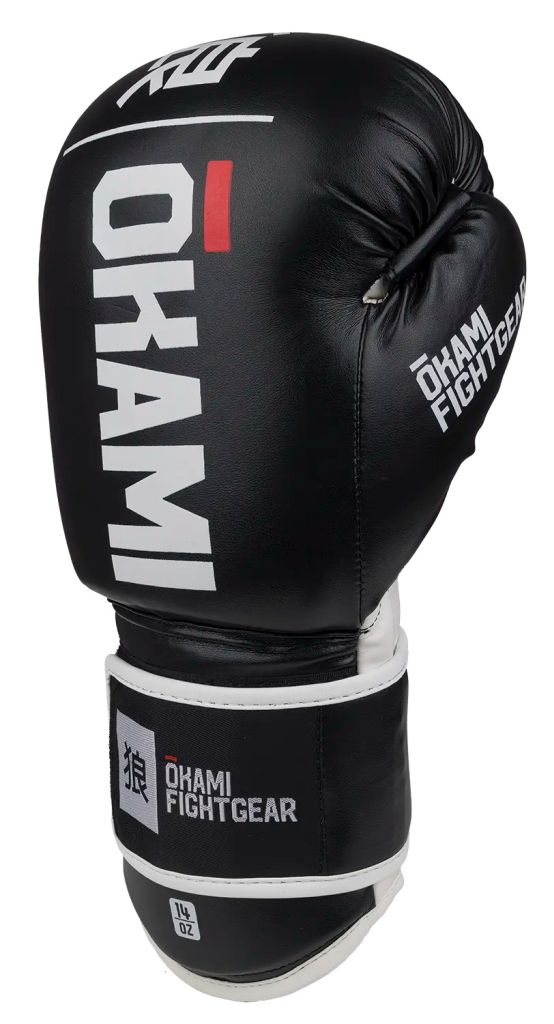 Okami Rumble Boxing Gloves Black-White