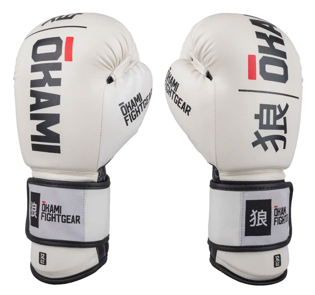 Okami Rumble Boxing Gloves White-Black