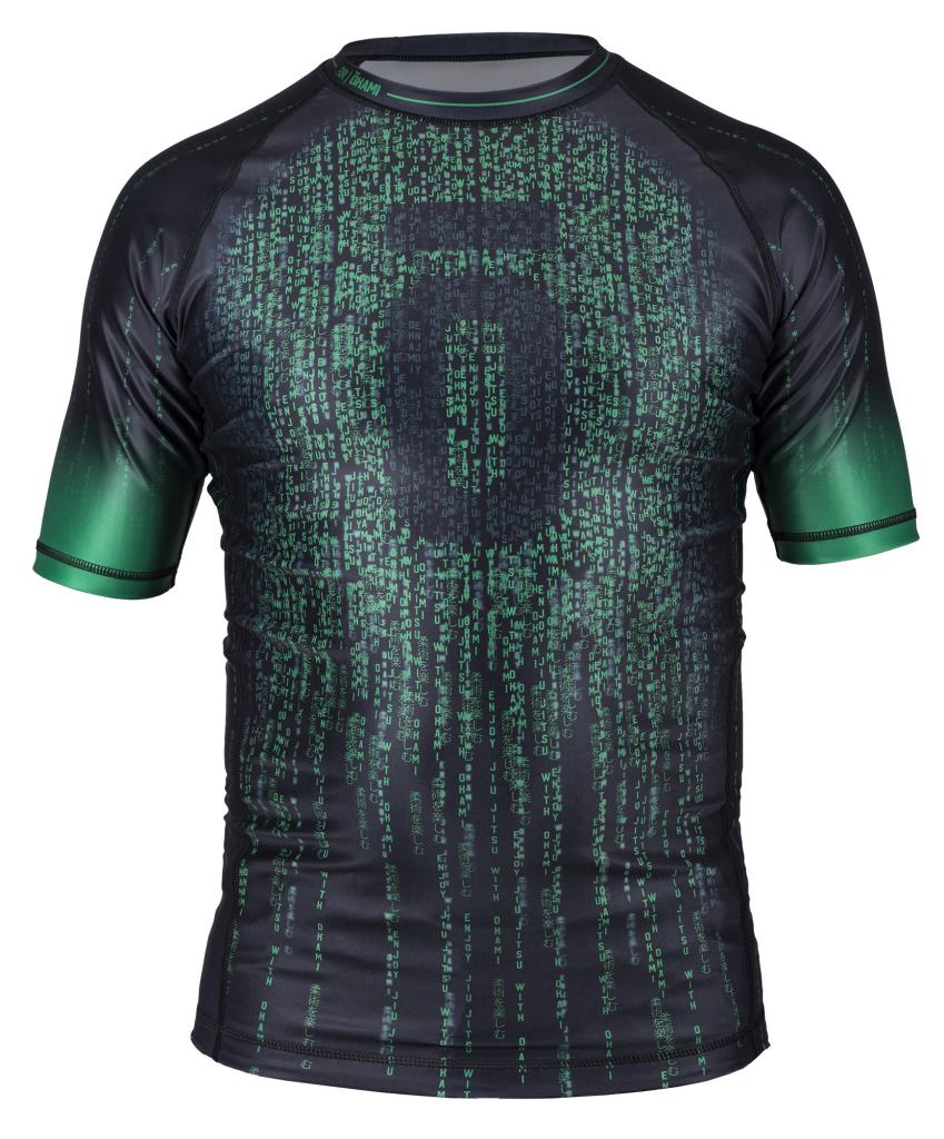 Okami Code SS Rashguard Black-Green