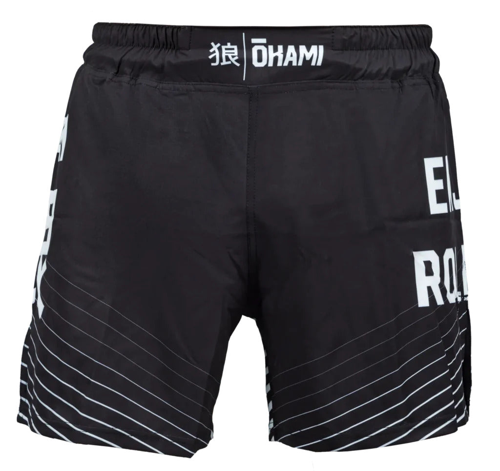 Okami Big Kanji MMA Fight Shorts Blue
