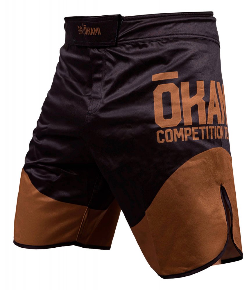Okami Competition Team MMA Fight Shorts Brown