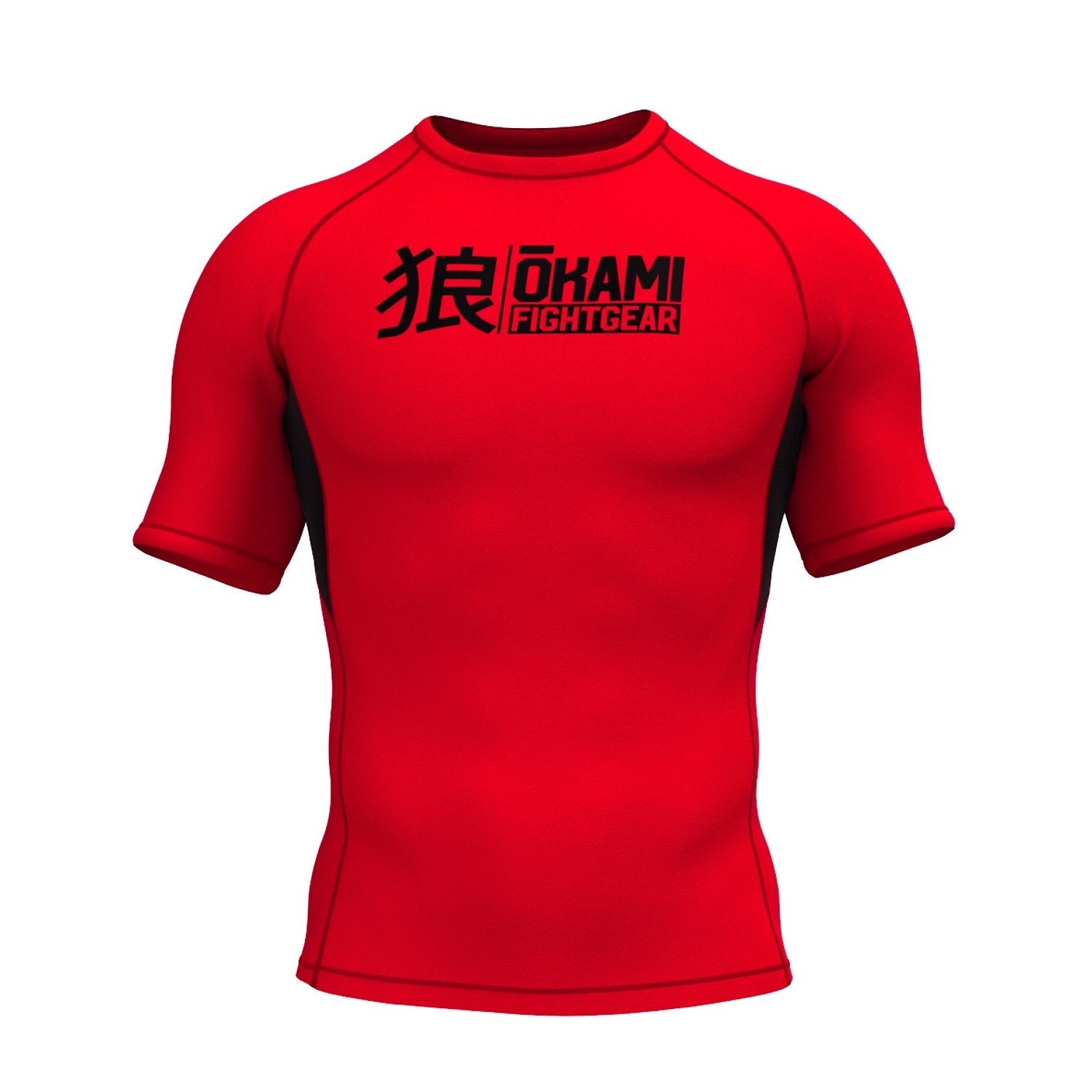 Okami Keii SS Rashguard Red-Black
