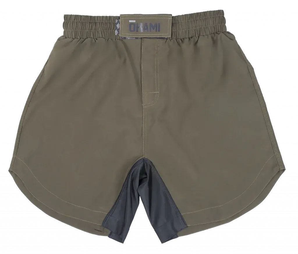 Okami Kihon MMA Fight Shorts Green