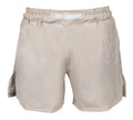 Okami Logo MMA Fight Shorts Brown-White