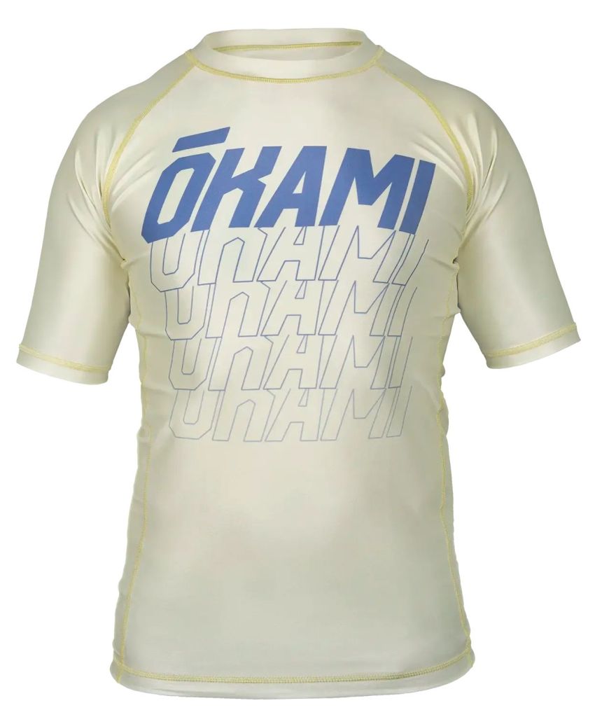 Okami Logo SS Rashguard Grey-Black