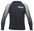 Okami Big Kanji LS Rashguard Black-White