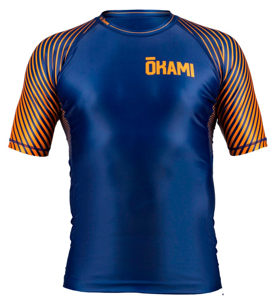 Okami Big Kanji SS Rashguard Navy Blue
