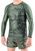 Okami Camo LS Rashguard Green