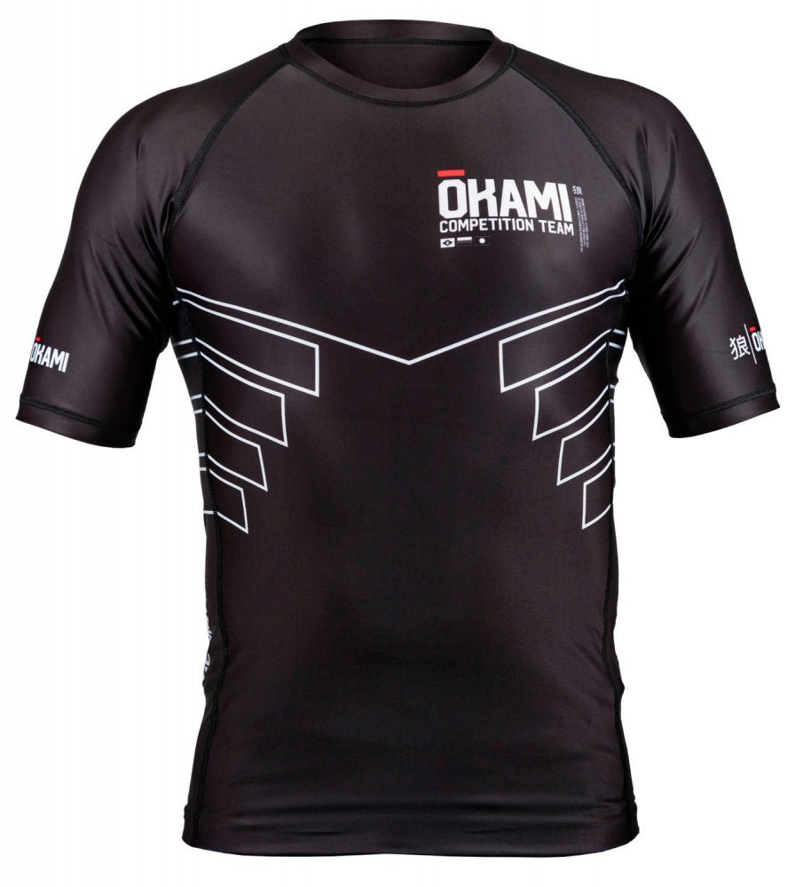 Okami Competition Team Ranked SS Rashguard Black