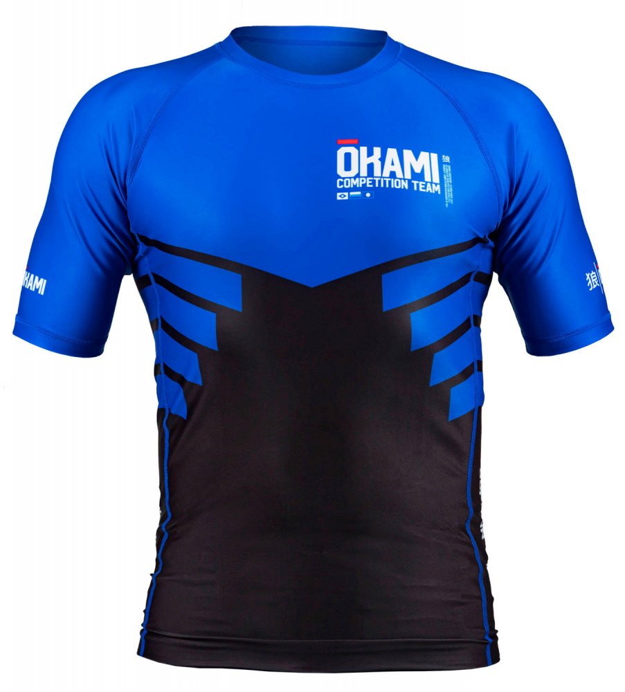 Okami Competition Team Ranked SS Rashguard Blue