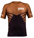 Okami Competition Team Ranked SS Rashguard Brown