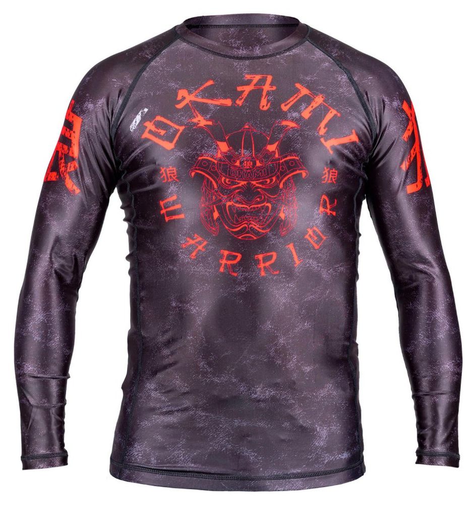 Okami Warrior LS Rashguard Black