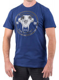 Okami T-Shirt Wolf Skull Blue