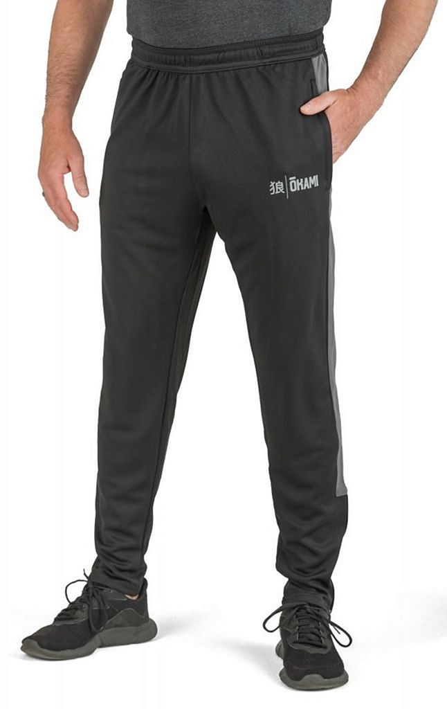 Okami Tracksuit Pants Workout Black-Grey