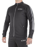 Okami Tracksuit Top Workout Black-Grey