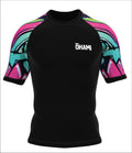 Okami Urban Vibe SS Rashguard Black-Multicolored